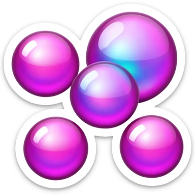  Magenta-Iridescent-Decoration sticker