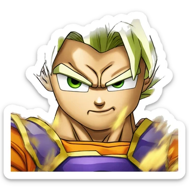 Végéta de dragon ball z sticker