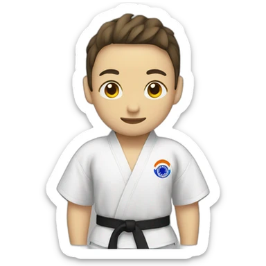 Judoka sticker