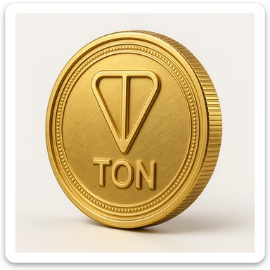 Ton coin монетка  sticker