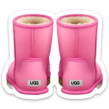 pink ugg  sticker