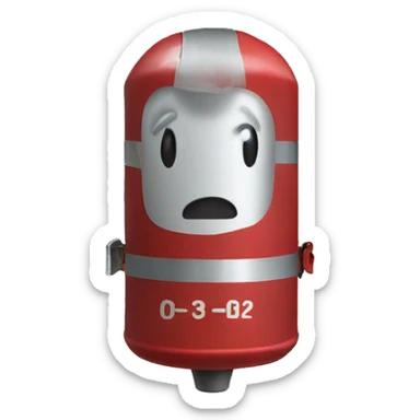 Extincteur gelé  sticker