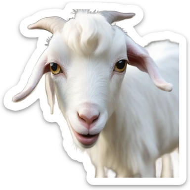 goats giving eachother a piggie back sticker