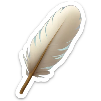 Plume dans l'troufignion sticker