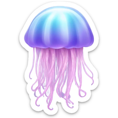 Cotton candy jellyfish  sticker