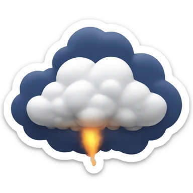 gas cloud sticker