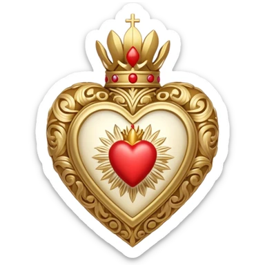 Sacred heart sticker