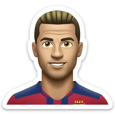 Critiano Ronaldo Colombian Player sticker