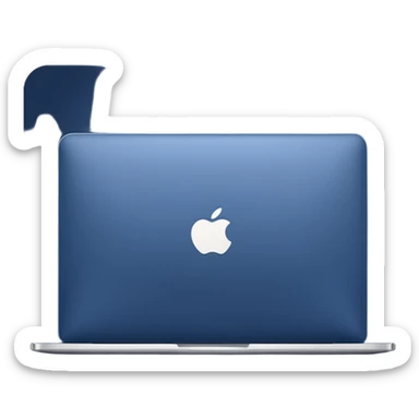 Midnight blue MacBook  sticker