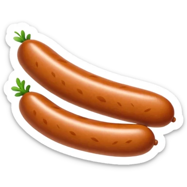saucisse vegan sticker