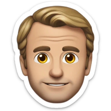 macron qui soule Brigitte sticker