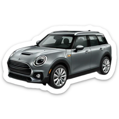 Mini Cooper clubman S gris sticker