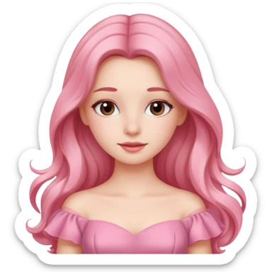 coquette girl sticker