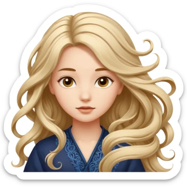 Calligraphy Girls sticker