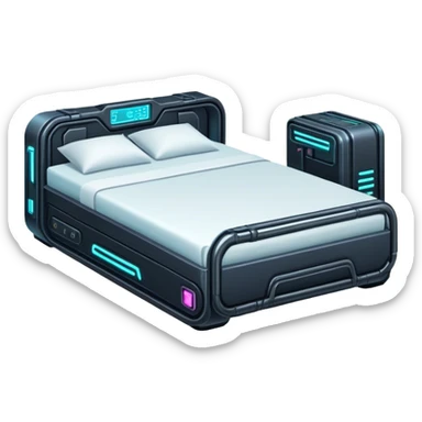 Cyberpunk bed sticker