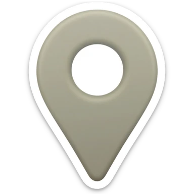 White Google maps sticker