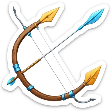 bow and Arrow water 
 sticker