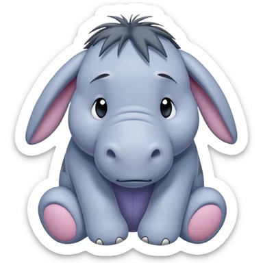 Eeyore from Winnie the Pooh sticker
