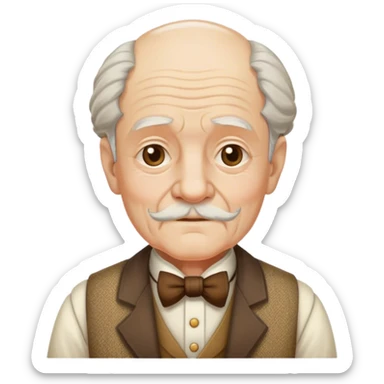 OLD MAN VITAGE 1800'S sticker