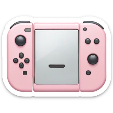 nintendo light pink switch sticker