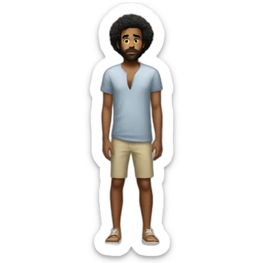 Childish gambino full body sticker