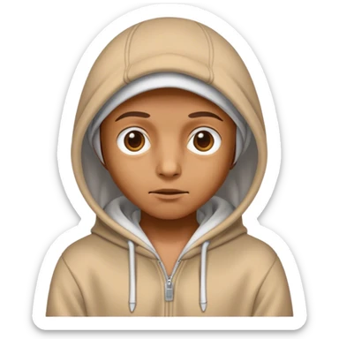 ET with a hoodie on sticker