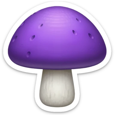 Champiñón morado sticker