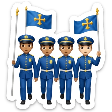 Boys brigade parade emcees sticker