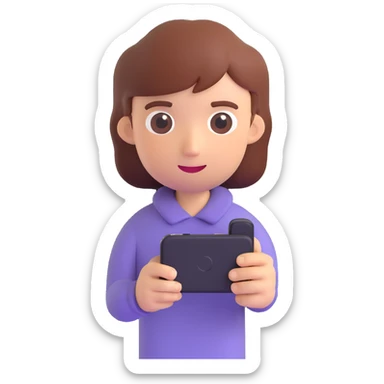 a boss with a smartphone sticker