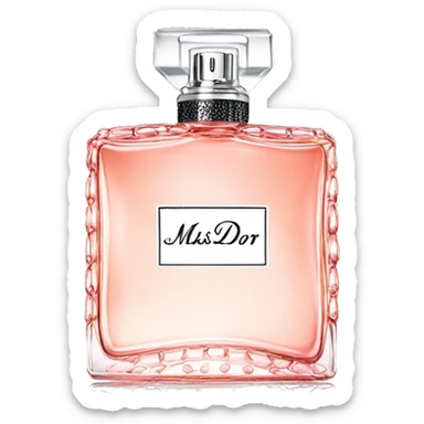 Miss dior perfume sticker