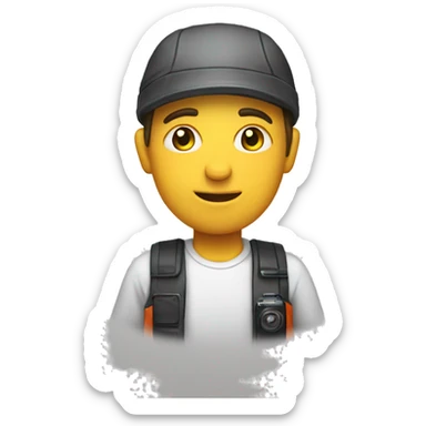 cameraman fromskibidi toilet sticker