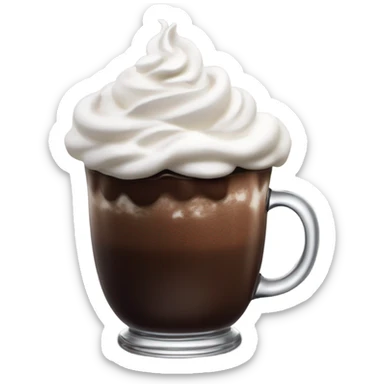 Cioccolata con panna sticker