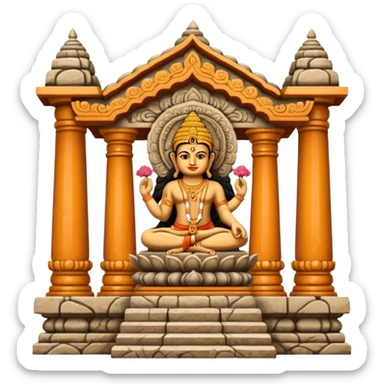 Ayyappa temple sticker
