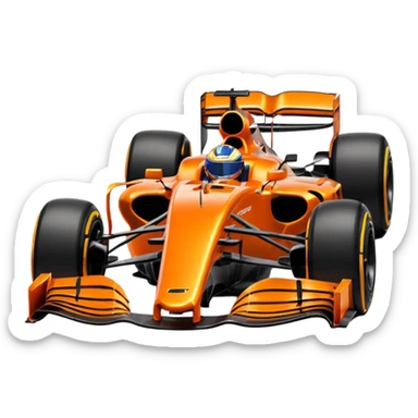 mclaren formula 1 2025 car sticker