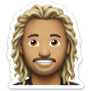 Fher Olvera singer of latin rock band Maná sticker