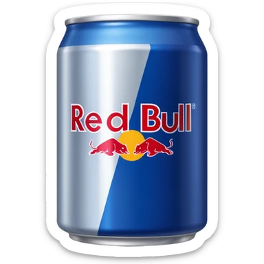 Kokos blåbär redbull sticker