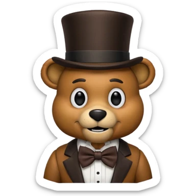 Freddy fazbear sticker