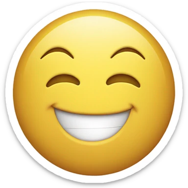 Smiley emoji for kid textbook sticker