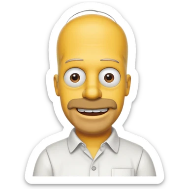 Homer Simpson  sticker