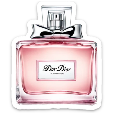 Miss dior perfume sticker