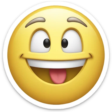 smile face for AI car assistant sticker