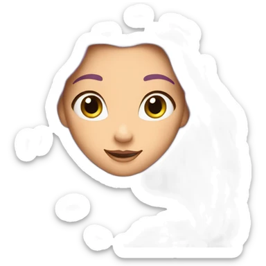 Rapunzel with a tiara sticker