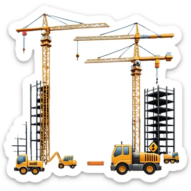 Logistique de chantier sticker
