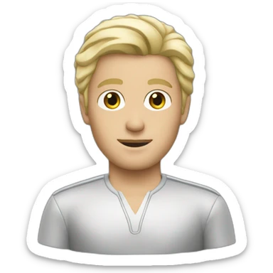 blonde man in silver merCedes car sticker