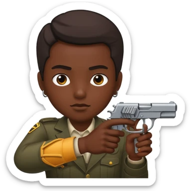 Nigga shooting someone  sticker