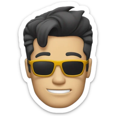 Johnny Bravo sticker