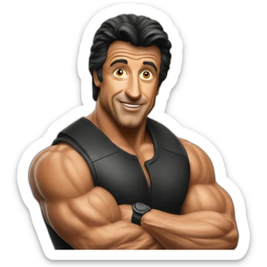 Sylvestre Stallone sticker