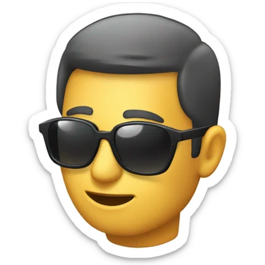 web developper wit ht, sunglasses sticker