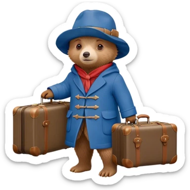 Paddington bear sticker