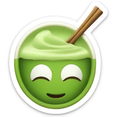 Matcha sticker